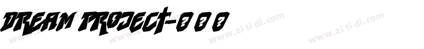 Dream Project字体转换